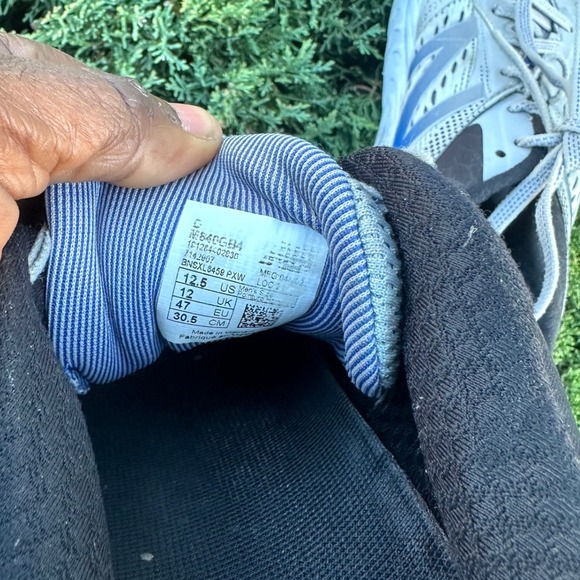 New Balance Men's 840 V4‎ Athletic Running Shoes Size 12.5 Gray Blue - Picture 7 of 13